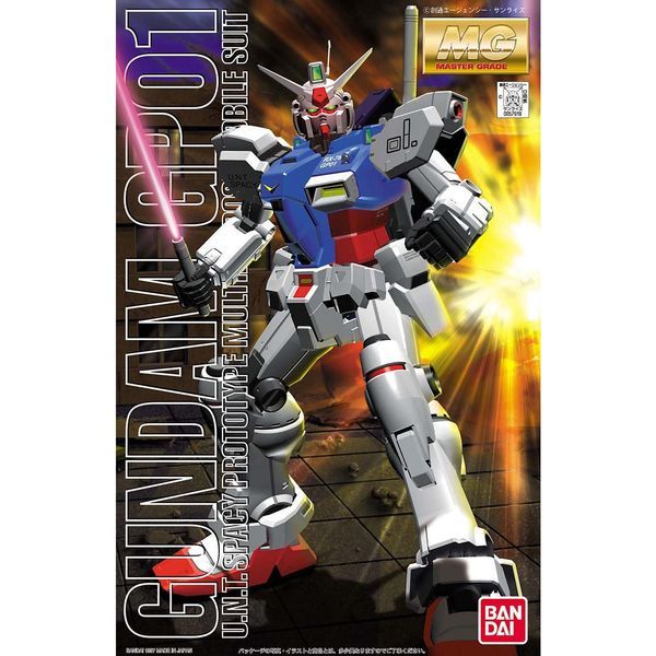 Gundam GP01 - MG - 1/100 - Mô hình Gunpla chính hãng Bandai siêu đẹp