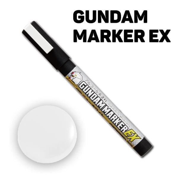 Gundam Marker EX XGM01 - New White (Bút tô) siêu tiện lợi