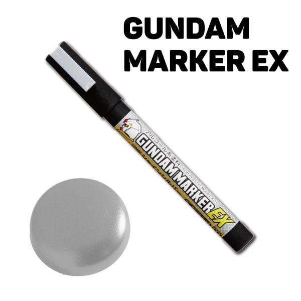 Gundam Marker EX XGM02 - Shine Silver (Bút tô) siêu đẹp
