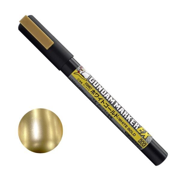 Gundam Marker EX XGM07 White Gold Bút tô màu Gundam chính hãng