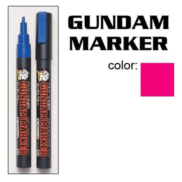  Gundam Marker GM14 - Fluorescent Pink - Bút tô màu mô hình Gundam chính hãng 