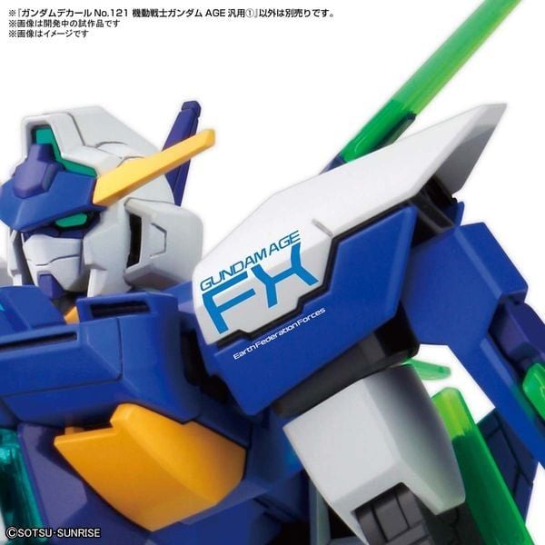  Gundam Decal 121 - Mobile Suit Gundam AGE Multiuse 1 