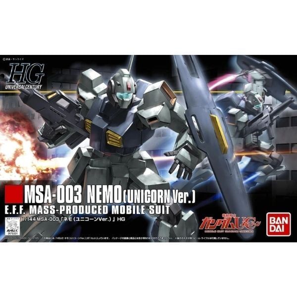  MSA-003 Nemo Unicorn Ver. - HGUC 1/144 - Mô hình chính hãng Bandai 