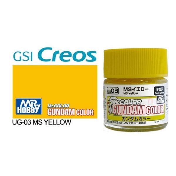 Shop Gundam HCM Sơn mô hình Mr.COLOR Gundam Color UG03 - MS Yellow