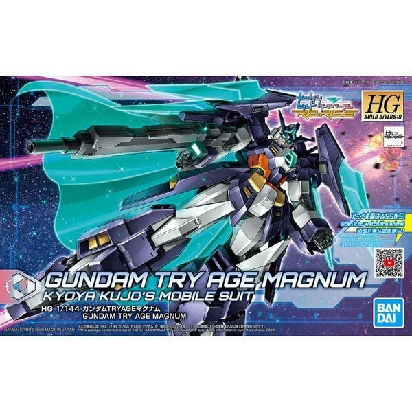 Gundam Try Age Magnum (Kyoya Kujo's Mobile Suit) (HGBD:R – 1/144) - Mô hình Gunpla chính hãng Bandai
