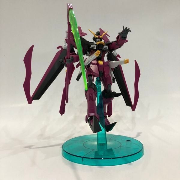  Gundam SD HG Display Stand Clear Green - Phụ kiện Gundam thiết yếu 