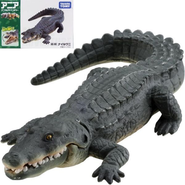 Ania AS-08 Nile Crocodile mô hình Cá Sấu Sông Nile đồ chơi động vật đẹp, bền, thích hợp làm quà cho bé