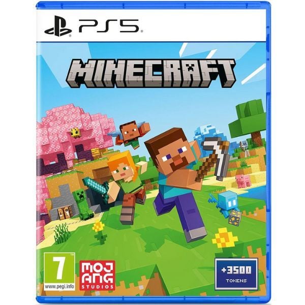 Đĩa game Minecraft dành cho máy PS5 đồ họa độc đáo game sinh tồn sáng tạo hay nhất đáng chơi