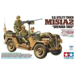 Mô hình xe Jeep U.S. Utility Truck M151A2 Grenada 1983 1/35 -  Tamiya 35332