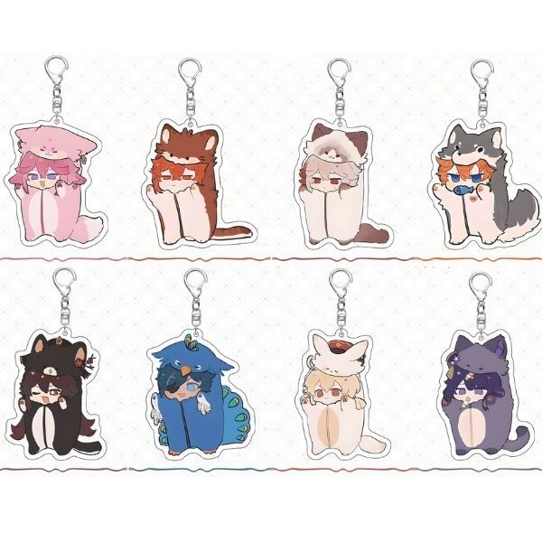 Bộ sưu tập Móc khóa nhân vật Genshin Impact Pyjama Vol 1 siêu đẹp Fan game không thể bỏ qua