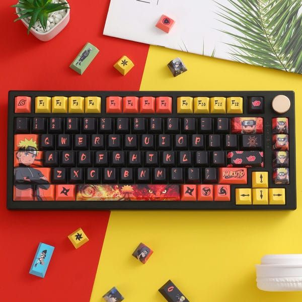 Bộ Keycap Cherry PBT Dye-Sub cho bàn phím cơ Naruto Shippuden