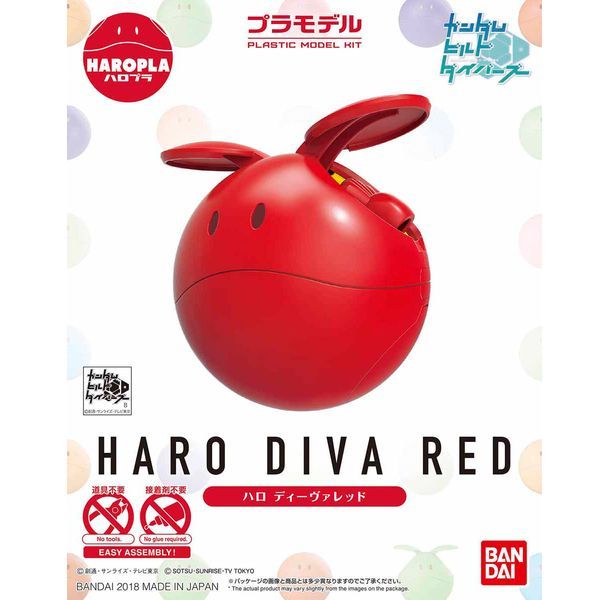  Haro Diva Red - Haropla Gundam Build Divers - Mô hình Gunpla chính hãng Bandai 