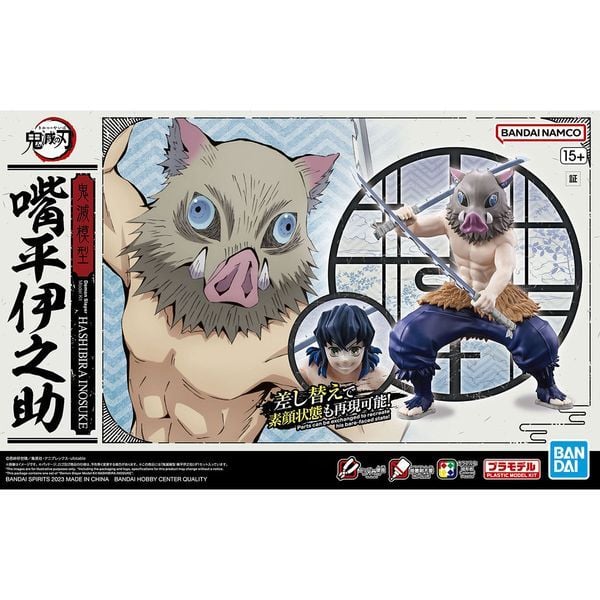mô hình Hashibira Inosuke Demon Slayer Kimetsu no Yaiba kit chính hãng Bandai
