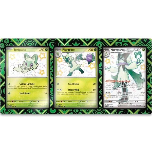  PB183 Pokemon TCG Scarlet & Violet Paldean Fates Premium Collection - Meowscarada ex 