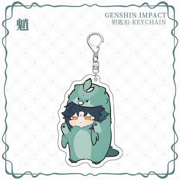  Móc khóa nhân vật Genshin Impact Pyjama Vol 2 