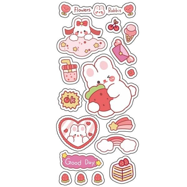  Hình dán Sticker chống nước cỡ lớn phong cách cute Instagram 