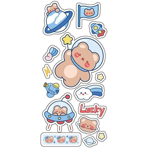  Hình dán Sticker chống nước cỡ lớn phong cách cute Instagram 