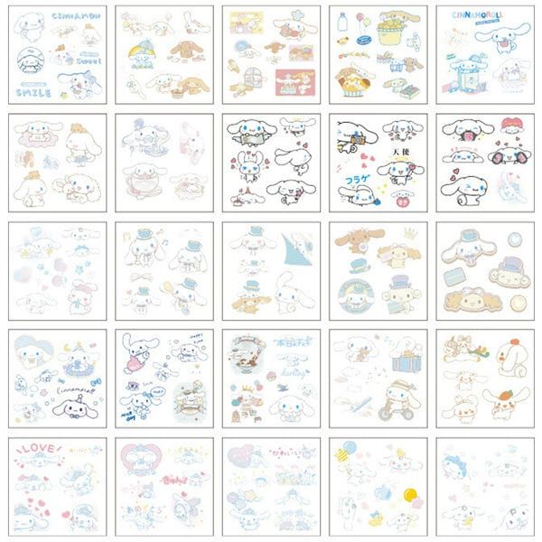  Hình dán Sticker chống nước Sanrio Thỏ Cinnamoroll 