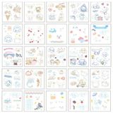  Hình dán Sticker chống nước Sanrio Thỏ Cinnamoroll 