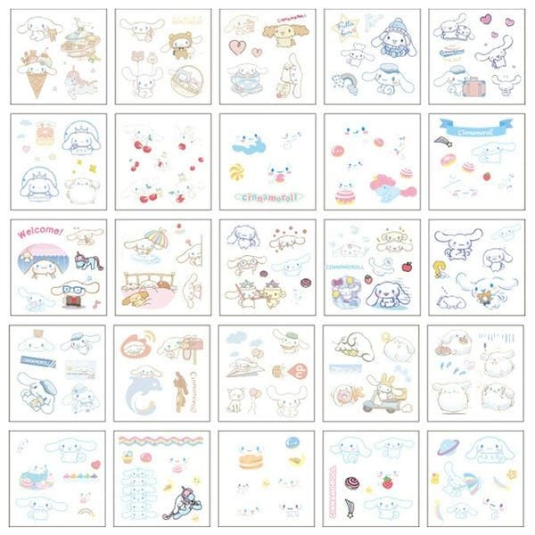  Hình dán Sticker chống nước Sanrio Thỏ Cinnamoroll 