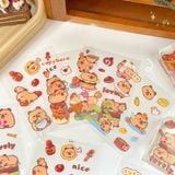  Hình dán sticker chuột lang nước Capybara tổng hợp 