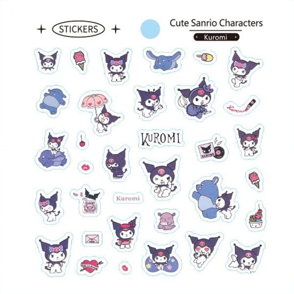  Hình dán Sticker Cute Sanrio Family Characters 