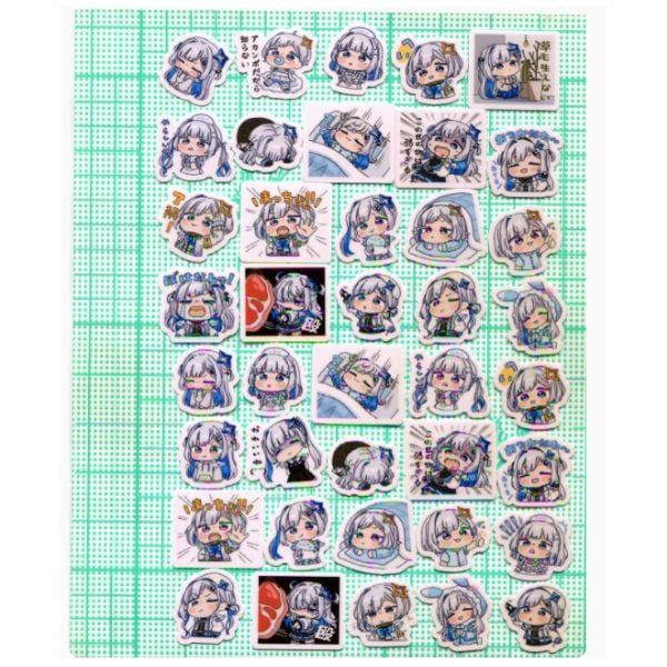 Hình dán sticker emoji biểu cảm Vtuber Hololive 