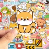  Hình dán sticker những người bạn thú cưng tổng hợp 50 cái Vol 1 