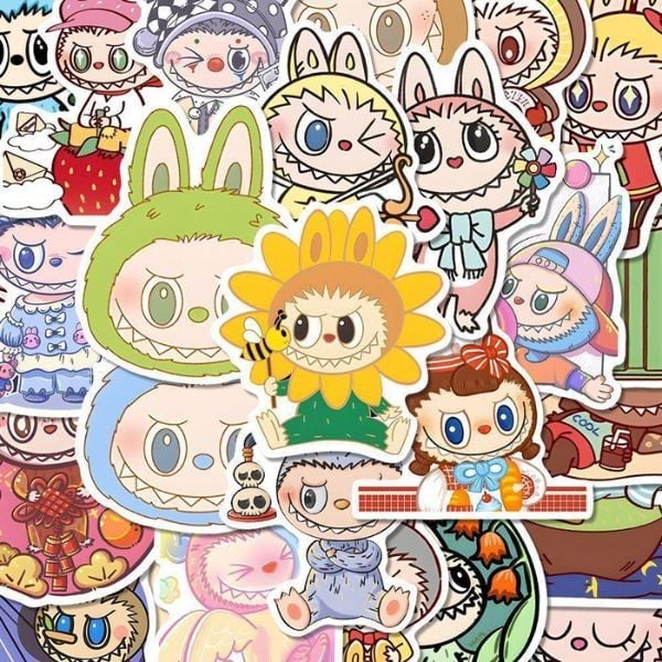  Hình dán sticker trang trí Labu tổng hợp 
