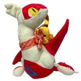  Thú bông Pokemon Pikachu cưỡi Latias 28cm - Hàng bản quyền chính hãng 