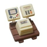  Nút nhựa Keycap xuyên led 3 in 1 hình máy Gameboy Retro cho phím cơ 