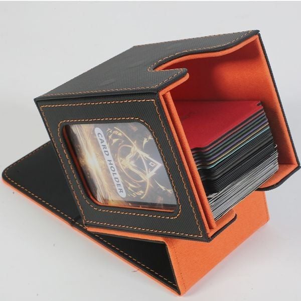 Hộp Đựng Bài TCG Trưng Bày kèm Top Loader cho Pokemon, One Piece, Card Bo Góc 