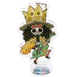  Móc khóa mô hình standee Brook One Piece - hàng bản quyền chính hãng 