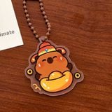  Móc khóa nhựa hình chuột lang nước Capybara Vol 3 