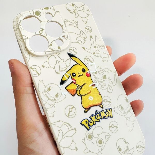  Case ốp họa tiết Pokemon Pikachu Minimal cho iPhone 14/Plus/Pro/Pro Max 