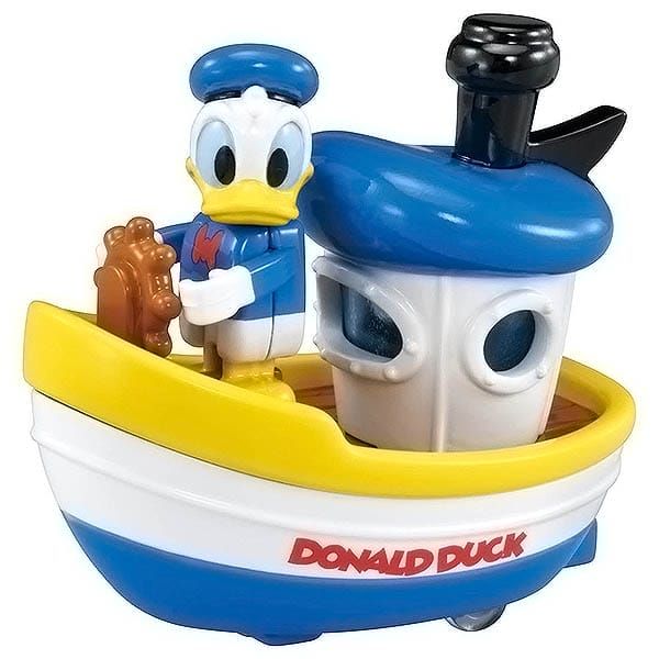  Đồ chơi mô hình xe Tomica DT Ride On Disney RD-04 Donald Duck & Steam Boat 