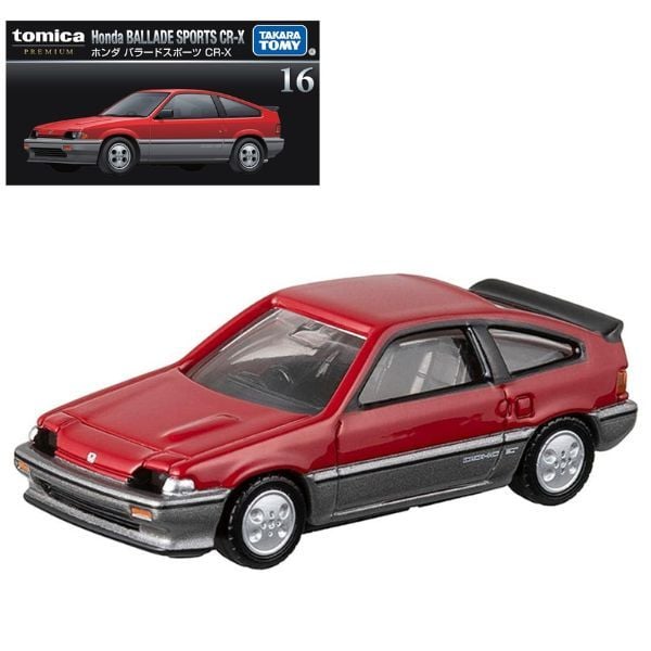 Xe mô hình Tomica Premium 16 Honda Ballade Sports CR-X sưu tầm mô hình xe đẹp, chính hãng tại nShop