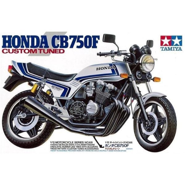 Honda CB750F Custom Tuned 1/12 - Mô hình Tamiya 14066 chính hãng