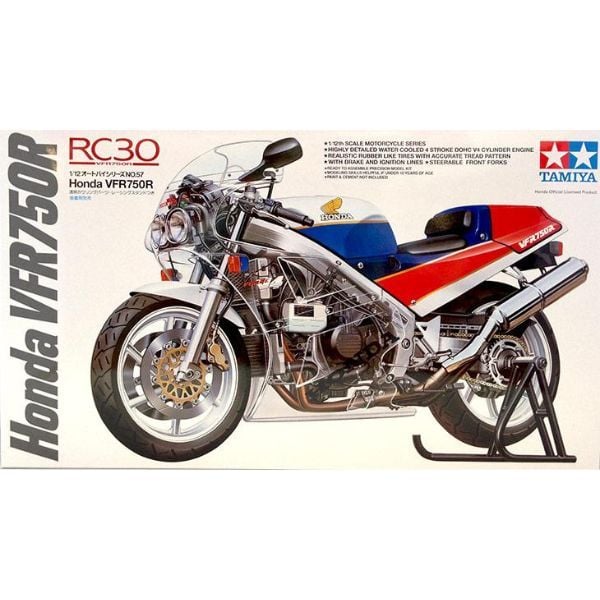 Honda VFR750R RC30 1/12 - Mô hình Tamiya 14057 chính hãng