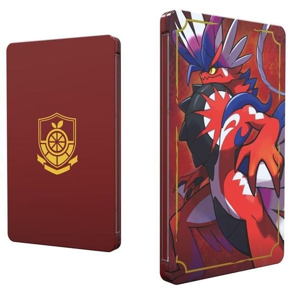 Hộp thiếc Steel Book Pokemon Scarlet chính hãng