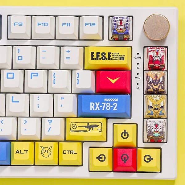  Bộ Keycap bàn phím cơ Gundam RX-78-2 PBT Full Set 126 nút 