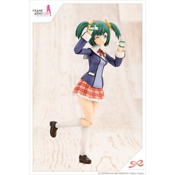 Mô hình lắp ráp Bukiko Kotobuki Wakaba Girls' High School winter clothes Kotobukiya JK023 đẹp mắt tạo dáng đa dạng trang trí trưng bày góc học tập bàn làm việc