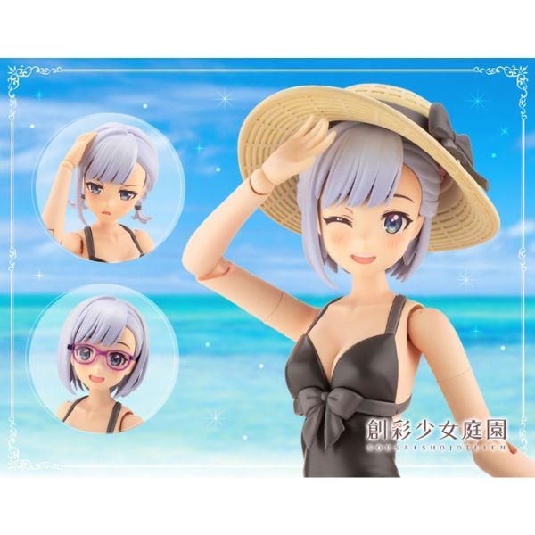 Mô hình lắp ráp Koyomi Takanashi Swim Style Dreaming Style Black Swan JK033 chính hãng Kotobukiya dễ thương chi tiết đẹp mắt chất liệu nhựa cao cấp an toàn thao tác dễ dàng