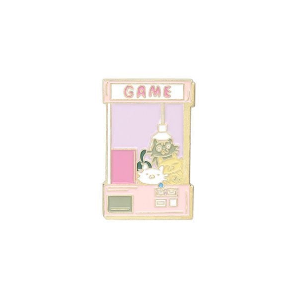  Huy hiệu cài áo máy game cách điệu màu Pastel 