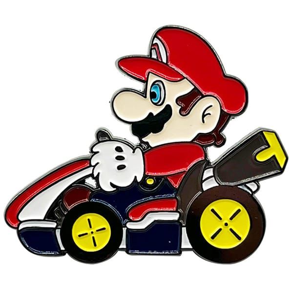  Huy hiệu cài áo pin Mario Kart Race 