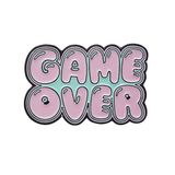  Huy hiệu kim loại đính áo retro gaming 