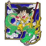  Huy hiệu pin cài áo 7 Viên Ngọc Rồng Goku & Rồng Thần 