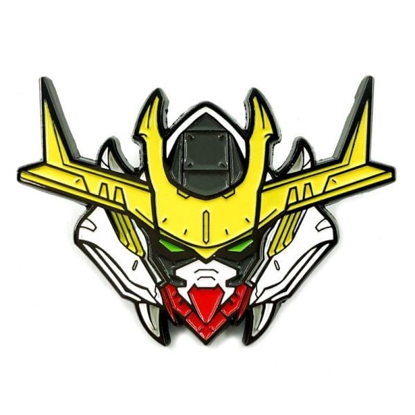  Huy hiệu pin cài áo hình đầu Gundam Barbatos 