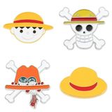  Huy hiệu pin cài áo hình One Piece Đảo Hải Tặc 