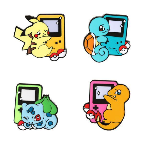  Pin cài áo hình Pokemon Gameboy phong cách Retro 